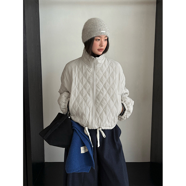Tg Petite Casual Quilted Cotton Jacket Women 2025 Winter New Versatile Loose Top 25790