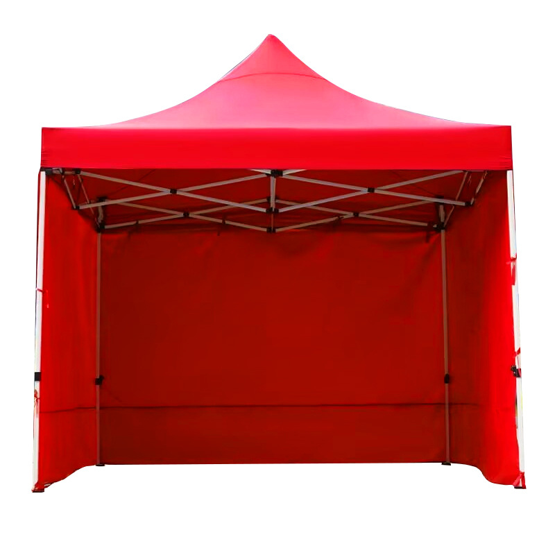 Carpa de cuatro esquinas al aire libre tiendas de campaña a prueba de viento, calor y lluvia, paraguas de cuatro esquinas gruesas, cobertizo al por mayor