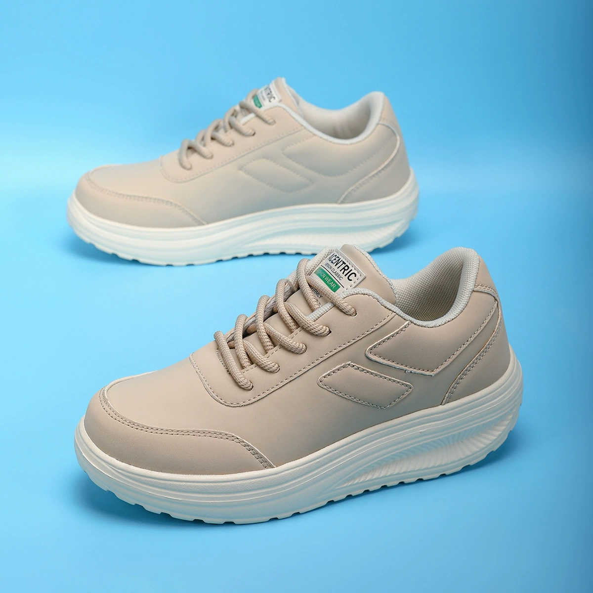 Женская осенняя и зимняя спортивная новая обувь с толстой подошвой для отдыха