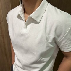 280グラムの重いポンドの綿のワッフルの襟のpoloのシャツの半袖の男性の夏の純色のカジュアルな通気性は袖口のtシャツを収めます。