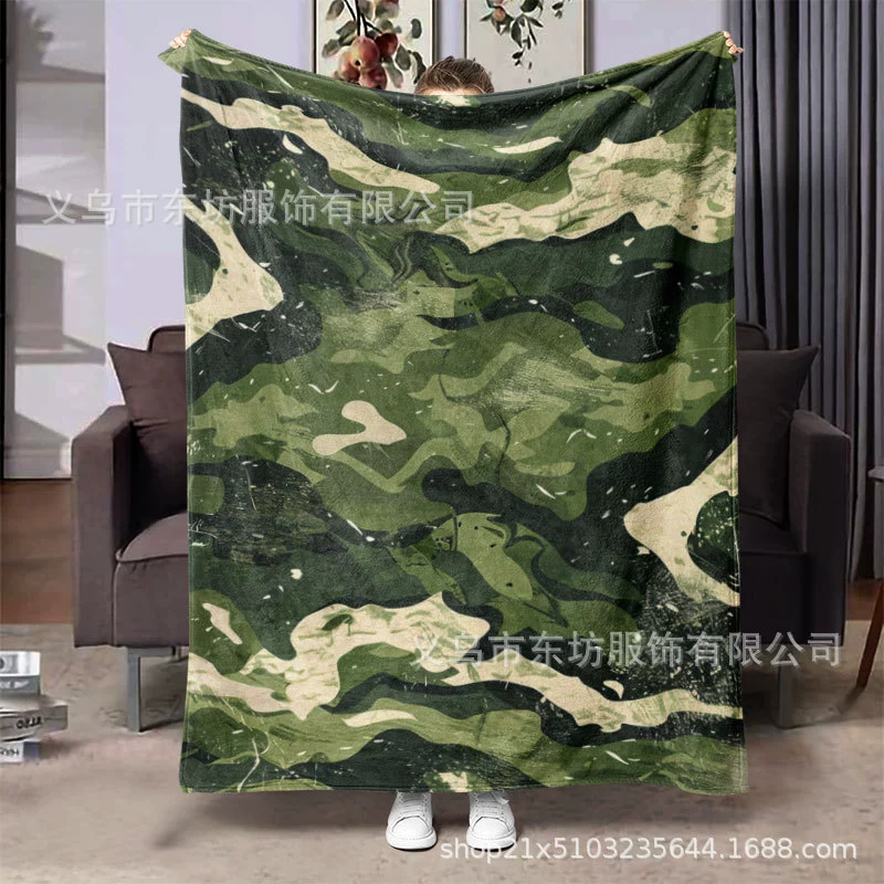 Современные минималистские камуфляжные креативные теплые и удобные одеяла для подарков
