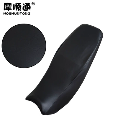 Heat Insulation Seat Cover, Motorcycle cushion - haojue-dks150-black-elastic-leather