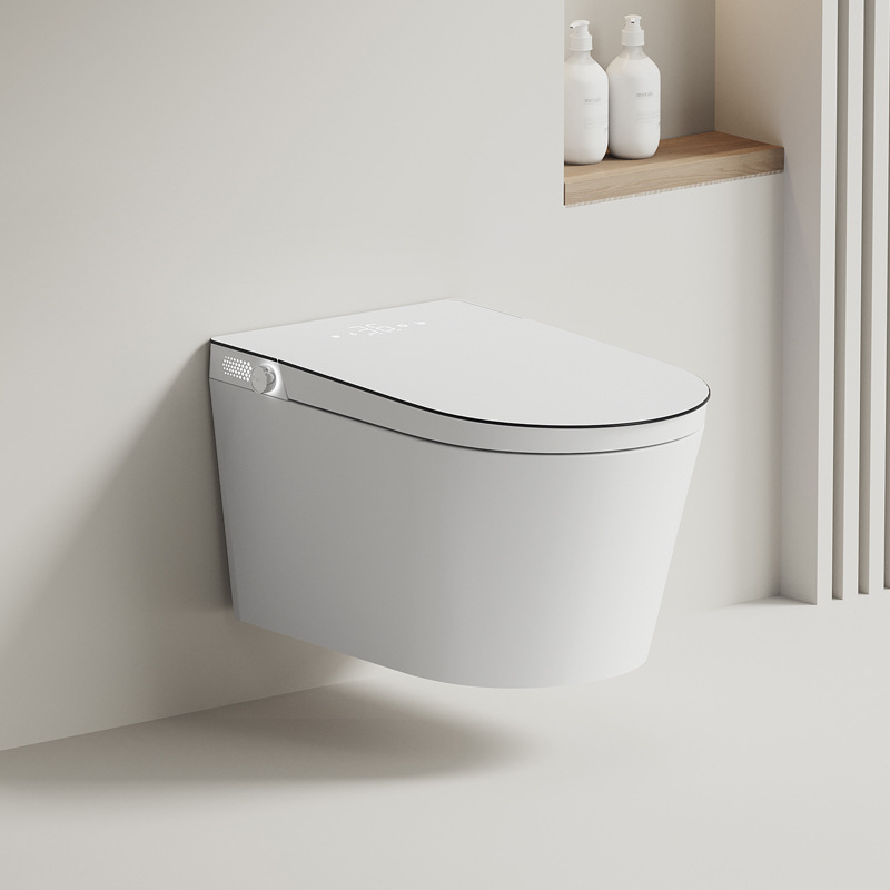 Chaozhou nuevo inodoro inteligente tipo pared cerámica sanitario totalmente automático fábrica de inodoro integrado comercial del hotel