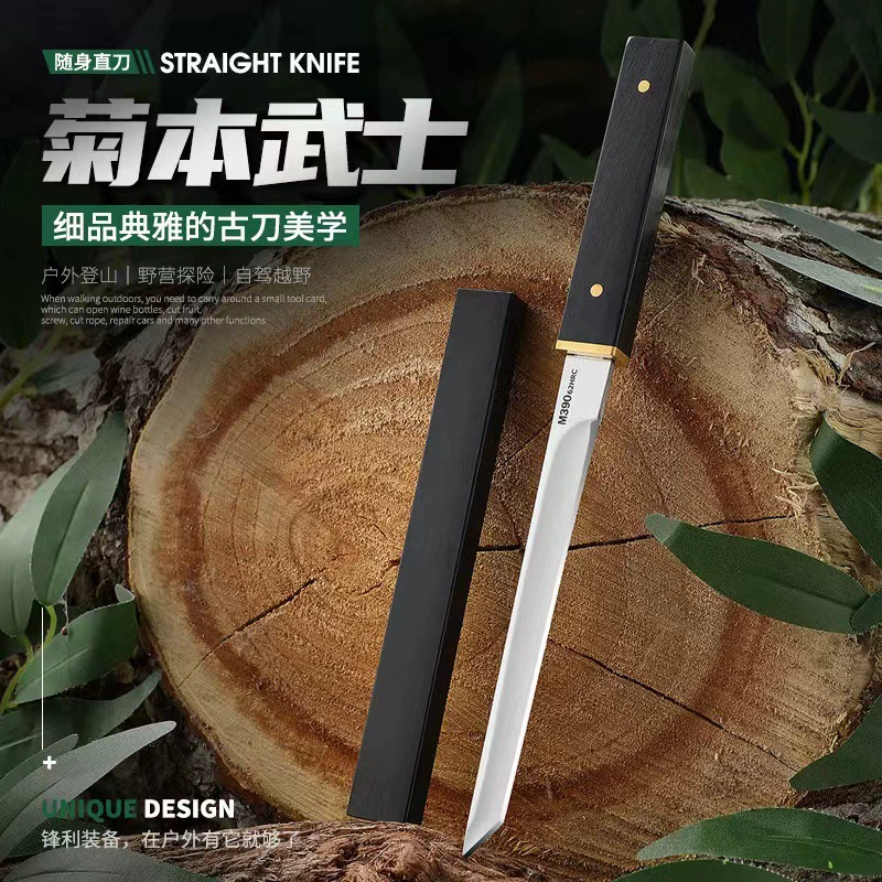 Travel handheld pocket knife, sharp wooden box, gift box