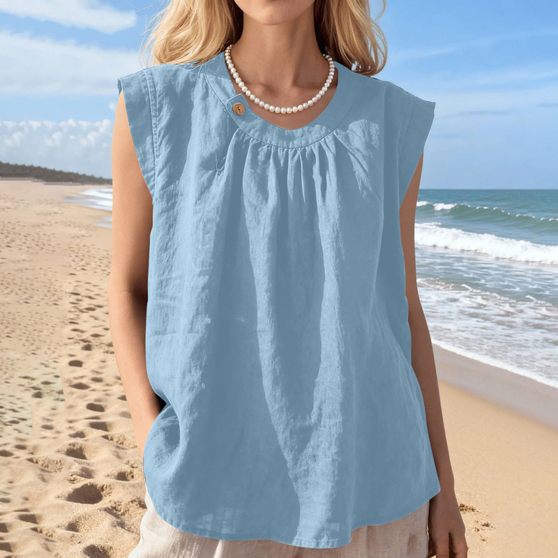 European and American Style Pure Cotton Casual Loose Lace Collar Short-Sleeved Top 150g