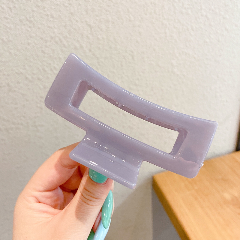 Clip de pelo de gran tamaño esmerilado simple Cabeza trasera updo horquilla de alto grado tiburón clip horquilla tocado al por mayor