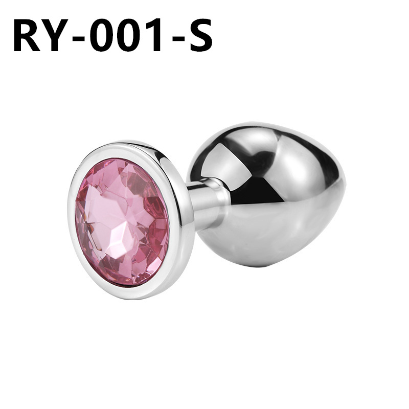 Volver corte metal anal plug adulto hombres y mujeres SM compartir masturbación clímax sexy anal plug adulto suministros pequeño mediano grande