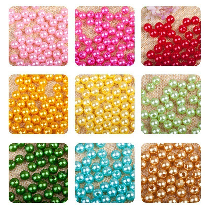 Имитация бисера ручной работы аксессуары мм жемчужные цветные аксессуары