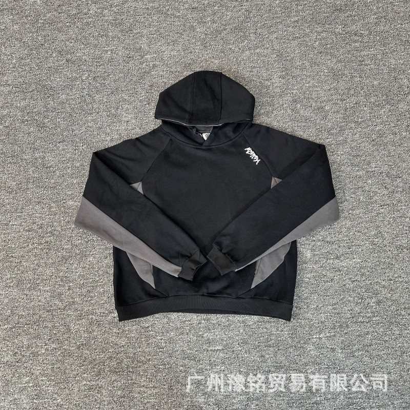 欧美高街秋冬新款美式时尚潮流宽松休闲字母刺绣连帽卫衣卫裤男女|undefined