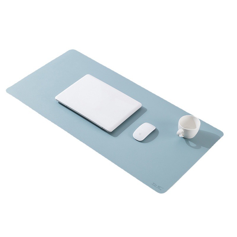 Alfombrilla de ratón de cuero de corcho para uso en la oficina, impermeable y antideslizante, alfombrilla para computadora, alfombrilla para escritorio resistente a las manchas, alfombrilla de ratón extragrande