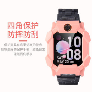 Suitable for little genius children's telephone watch Z8/Z8A/Z7/Z7A protective case hard cover blue purple transparent case