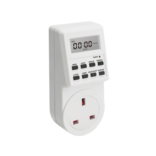 British small screen timer switch smart socket timer socket household multi-function timing socket