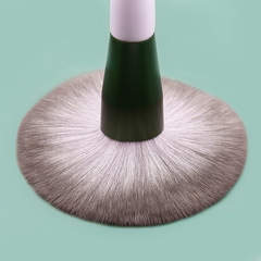 Set of 12 Green Glass Cosmetic Brushes, Full Set Soft Bristle Chalk Powder Brush, Beauty Makeup Tools, Cangzhou Universal Eyeshadow Brush, Lip Brush