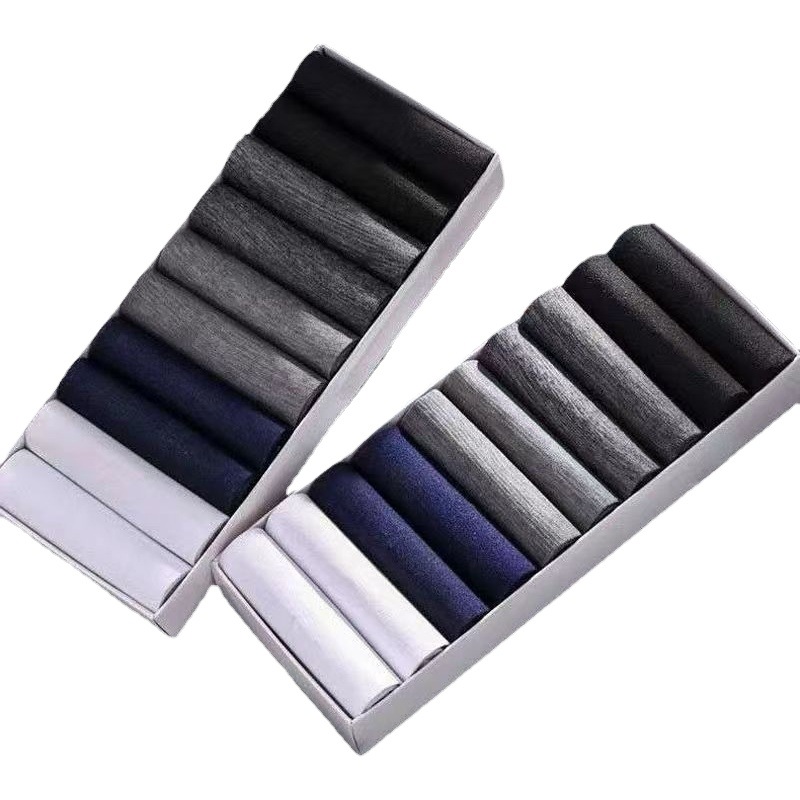 Calcetines de seda de hielo fino de verano para hombres calcetines de algodón mercerizado de imitación comercial calcetines de hombre en línea transfronteriza fábrica al por mayor