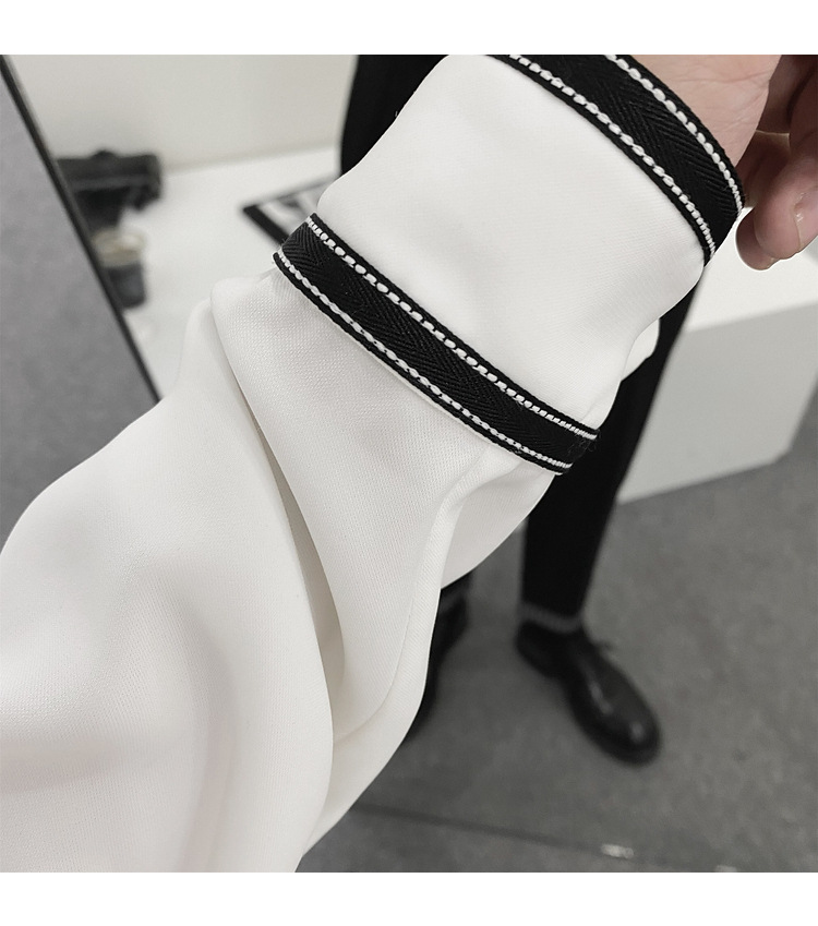 Camicia a maniche lunghe primavera autunno per uomo, marchio Ins, stile giapponese di Hong Kong, ampia, monella e attraente, unica_voghion.com