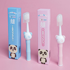 Haoniu soft-bristled children's 1-3-6-12 years old soft-bristled toothbrush infant and toddler baby toothbrush soft-bristled wholesale