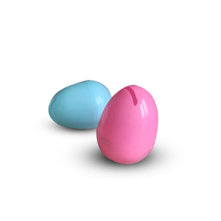 6.5*5cm open hole toy eggshell built-in luminous ball hole toy gift round bottom eggshell not conjoined egg