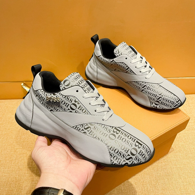 Европейские приливные мужские туфли 3 поколения папы кожаные принты повседневные кроссовки мужские кроссовки приливы летние дышащие кроссовки