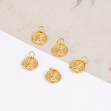 银之爱新中式S925纯银观音提溜diy手工项链手链挂件材料配件批发