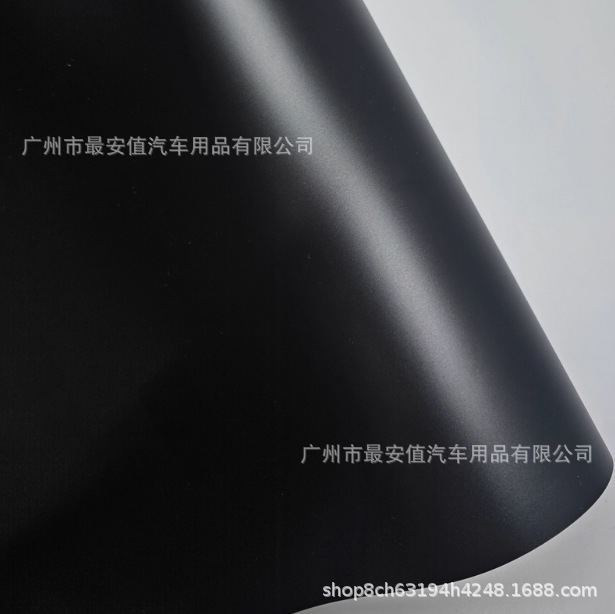 Pet Ceramic Black Car Color Change Film Matte Black Motorcycle Full Body Modification Film Color Change Sticker Royal Motorcycle