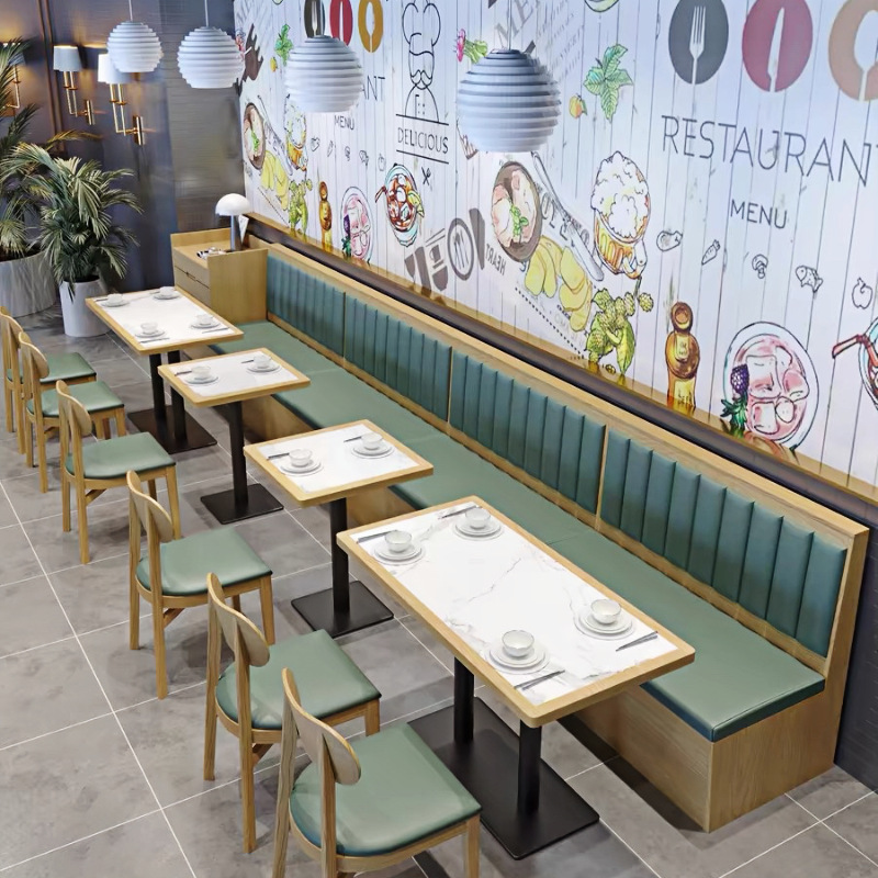 Internet-Famous Snack and Dessert Milk Tea Shop Tables and Chairs, Commercial Western Restaurant Dining Tables and Chairs, Modern Minimalist Cafe Table and Chair Sets