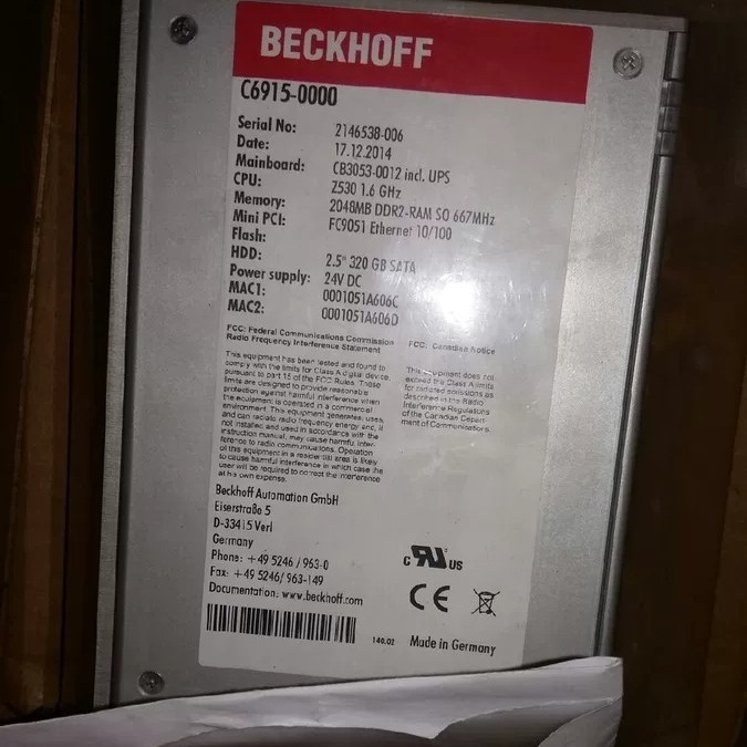 C6915-0000 倍福工控机 原装现货议价电子模块