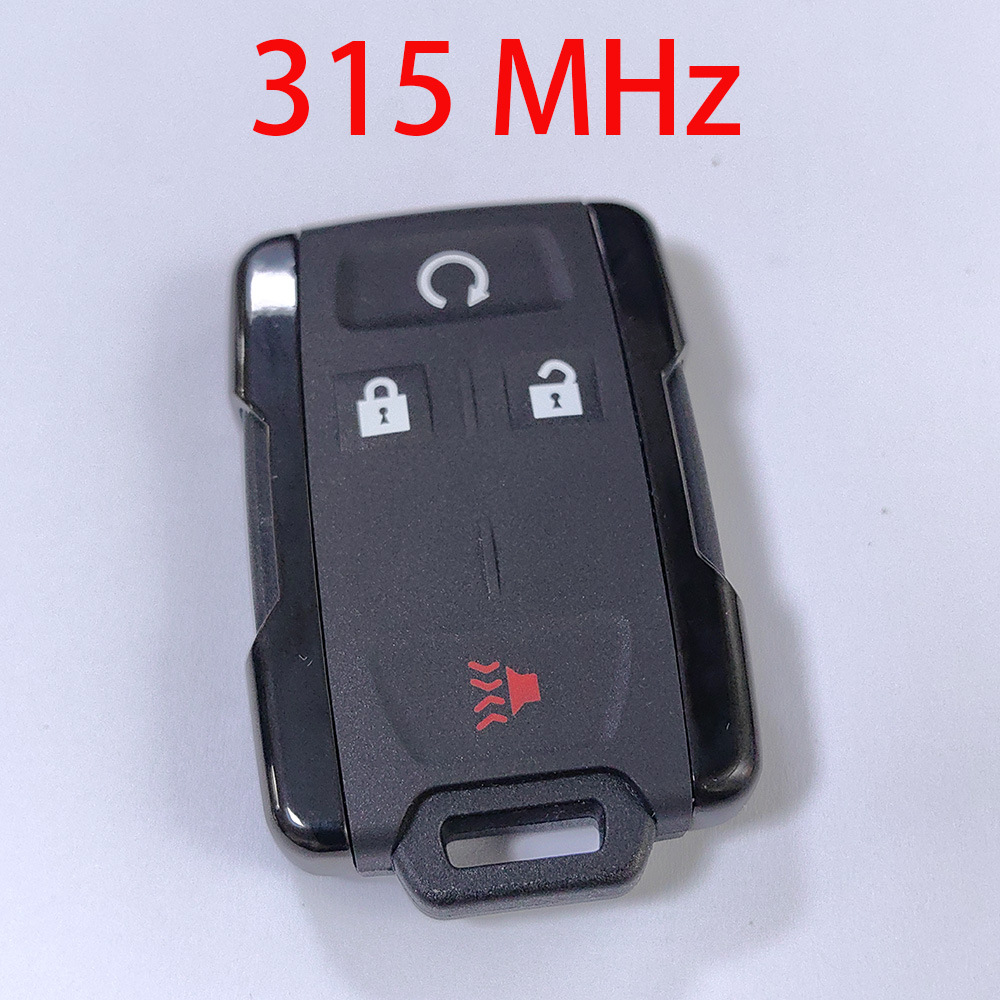 Chevrolet – 4-Button Remote Car Keys - b-4-button-black-315mhz