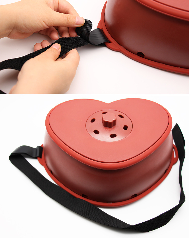 Moxibustion Jar Set with Strap and Cloth Cover Large Size for Home and Spa Use in use