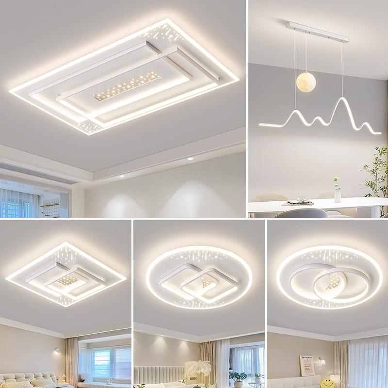 Daiyue Smart LED Ceiling Light, Grand Whole House Package, Zhongshan Living Room Light, 2023 New Style, Simple and Stylish