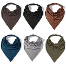 D 50183 Triangular Headscarf for Women ��ɫ����ͷ��