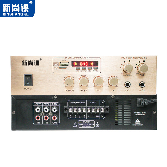 Frequencia gratuita amplificador de potencia Bluetooth transmisión de voltaje fijo altavoz de impedancia fija con banda de radio USB Bluetooth 2 mini amplificador de potencia