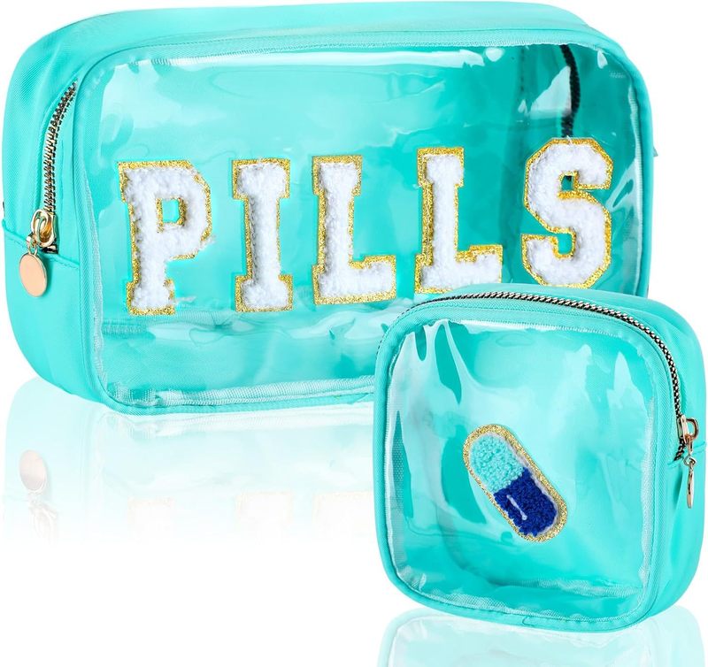 Amazon クロスボーダー PVC 透明レター化粧品袋大容量収納袋応急処置薬袋旅行用トイレタリーバッグ|undefined