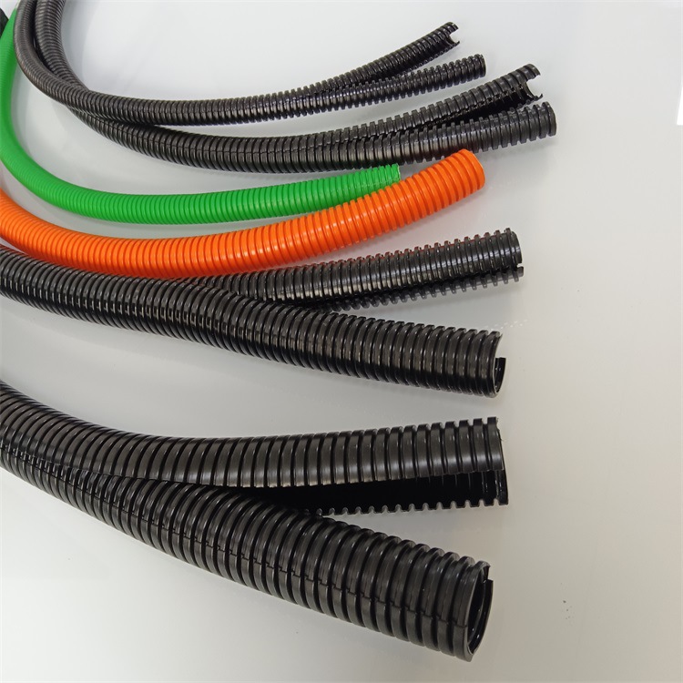 护线双层开口波纹管 供应 PP阻燃双臂波纹管 AD21.5双层开口波纹