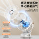 Cross-border USB charging clip-on small fan five-speed light charging dormitory desktop bedside class a battery wholesale