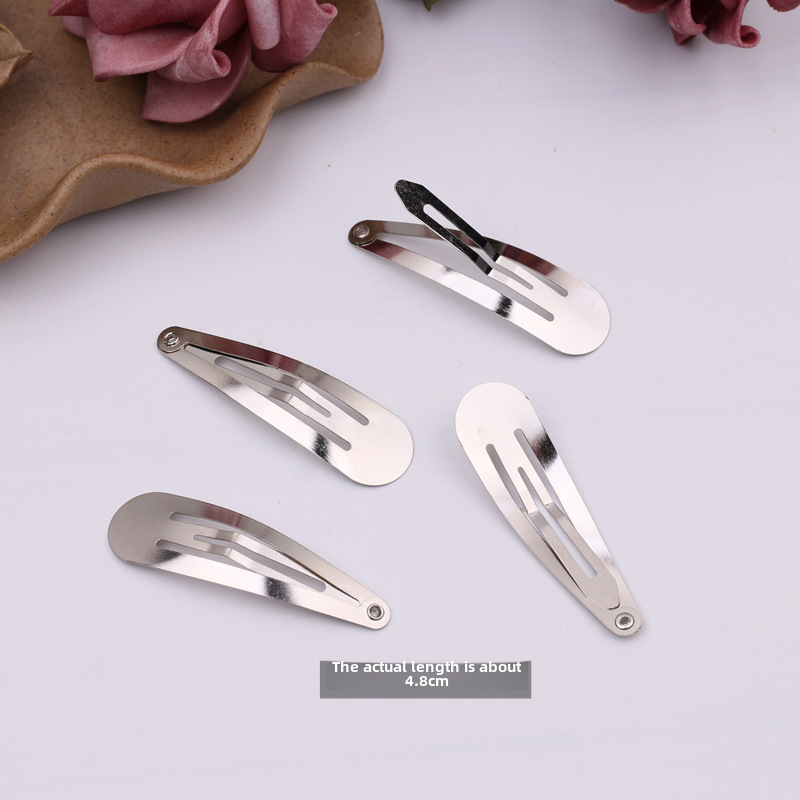 5cm/6/7 drop clip square Oval BB clip hair clip wool hair clip diy hair clip handmade hair accessories material accessories_voghion.com