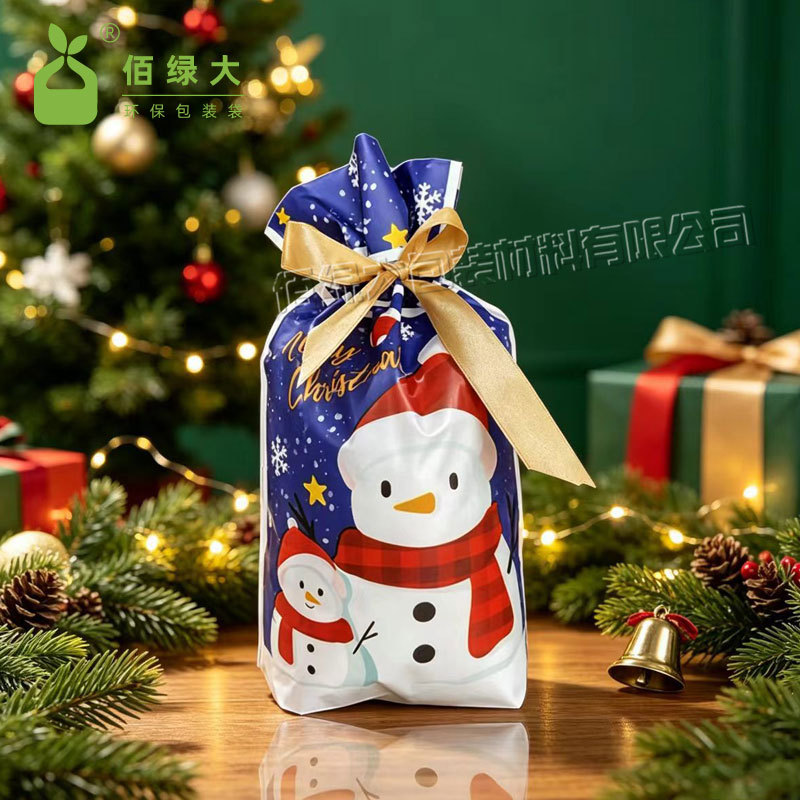 Nuevo regalo de Navidad bolsas de regalo caramelo bolsas independientes de Nochebuena decoraciones de lana bolsa de manzana cerrada