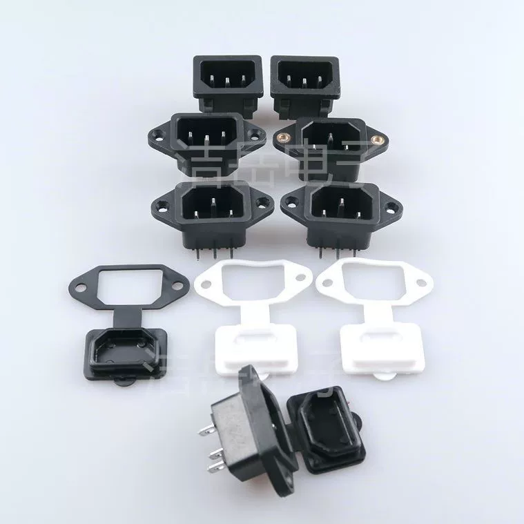 Розетка AC-04-05, трехконтактная розетка AC-04 с отверстиями под винты, розетка AC-05