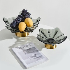 Light Luxury Fruit Plate Decorative Piece, Modern Minimalist Design for Home Use—Perfect for Snacks, Candy, Living Room Coffee Tables, Dining Tables, and Home Decor—Fruit Bowl