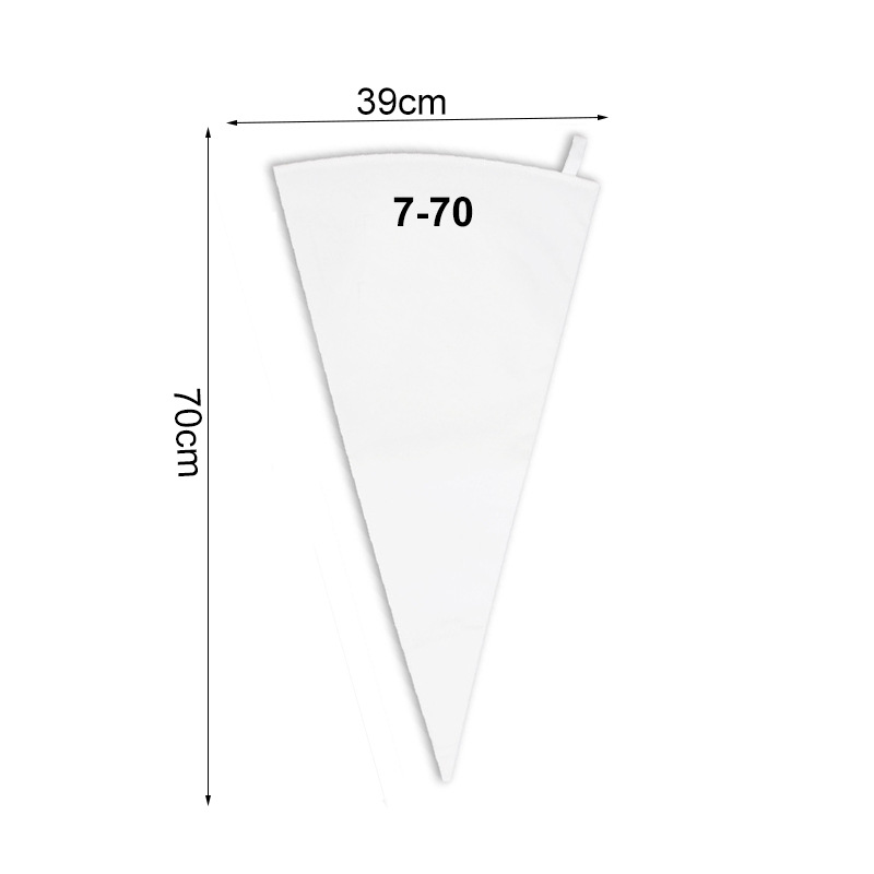 Bolsa de pastelería recubierta de algodón herramienta de decoración para hornear crema de pastel bolsa de tela de nylon bolsa de pastelería reutilizable