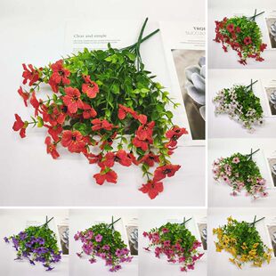Amazon Artificial Flower 7 Founds Ugli Simulation Flower Cross -border Direct Direct Purple Purple Fake Flower Wholesale