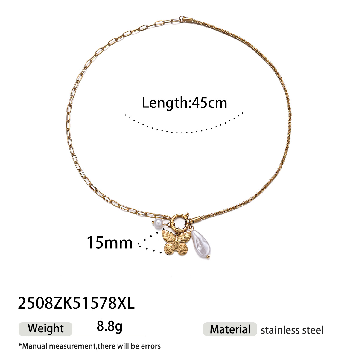 Collar de acero inoxidable TINA Europa y América de lujo ligero nicho collar de oro de 18 quilates acero de titanio no decolor zircon cadena clavícula ins viento