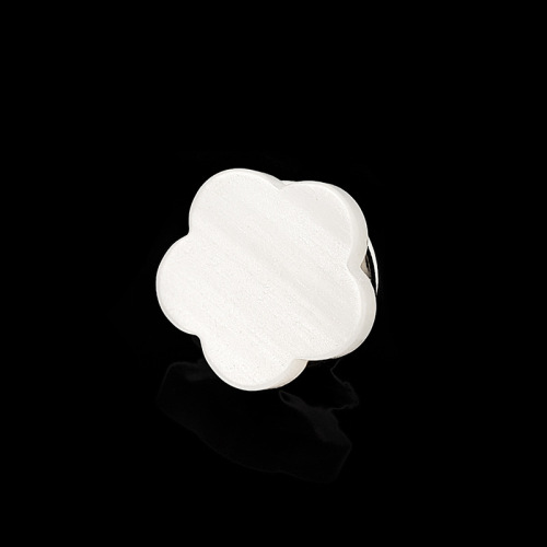 Light-Blocking Back Button Brooch for Women, French Country Style, Shell-Backed Button to Secure Collar of Blouses and T-shirts, Pearl Back Button