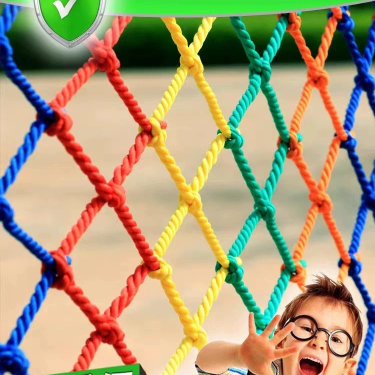 Защитная сетка цветная нейлоновая защитная сетка Детский балкон, лестница, падающая Радужная сетка, детский сад, декоративная сетка, цветная сетка