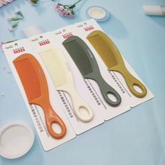 新製品実用プラスチック櫛創意ファッション熟ゴムプリント櫛家庭用女子学生寮家庭用携帯美容櫛