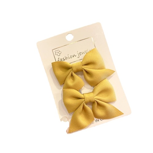 Hair clip accessories bowknot hairpin girls duck mouth cloth art lovely princess to the clamp broken hair hairpin  girl side clamp