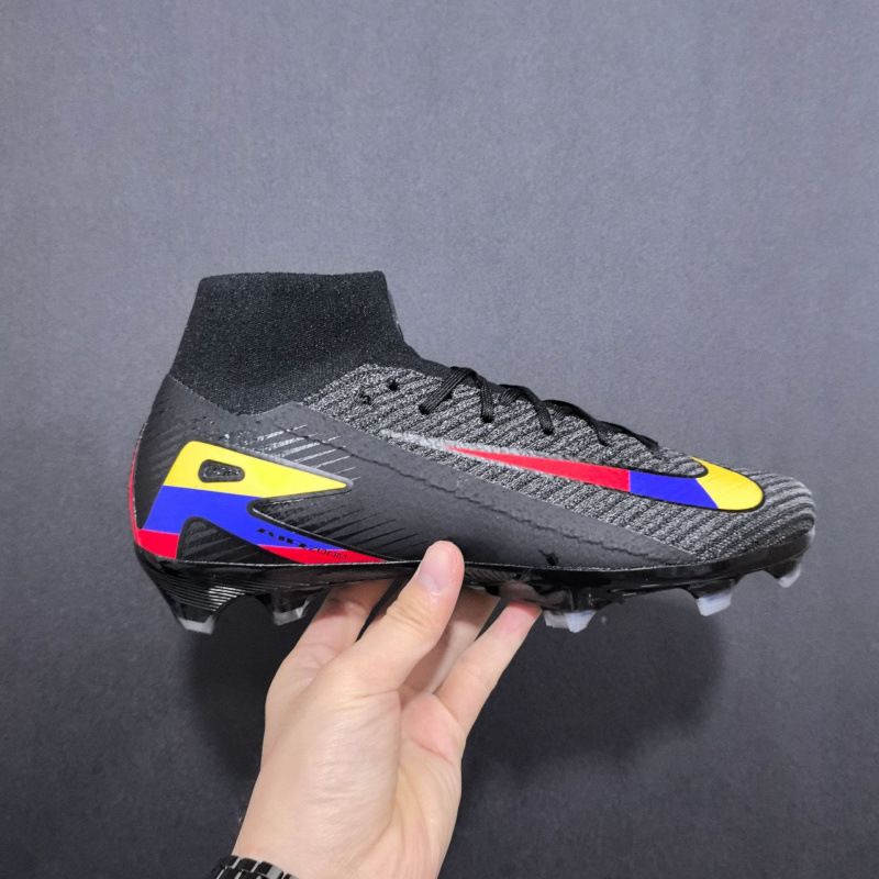 Zapatos de comercio exterior Superfly zapatos de fútbol de combate real para hombres Assassin 16 zapatos deportivos de punto de alta altura zapatos de fútbol de moda FG para mujeres