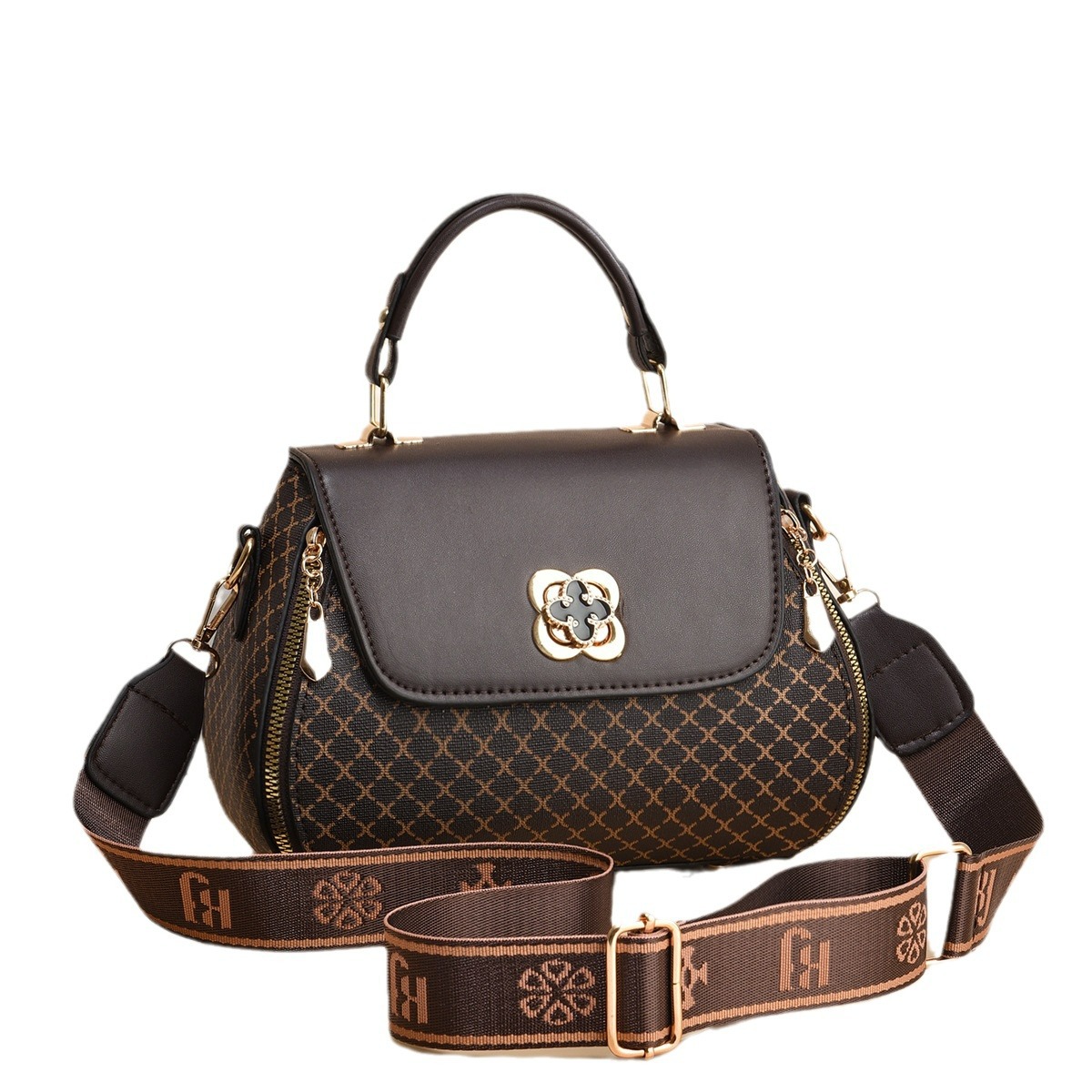 Nuevo bolso de mujer bolso pequeño bolso retrógrado bolso de hombro bolso de textura bolso de mochila simple estilo universal