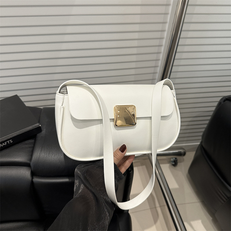 多用途のキャンディーカラーのトレンディなファッションクロスボディバッグ2025新しいスタイルの西洋スタイルのシンプルな質感のバッグシングルショルダー脇の下バッグ|undefined