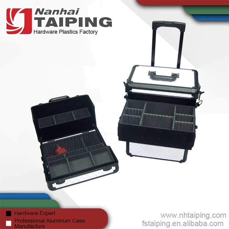 White professional cart for nails