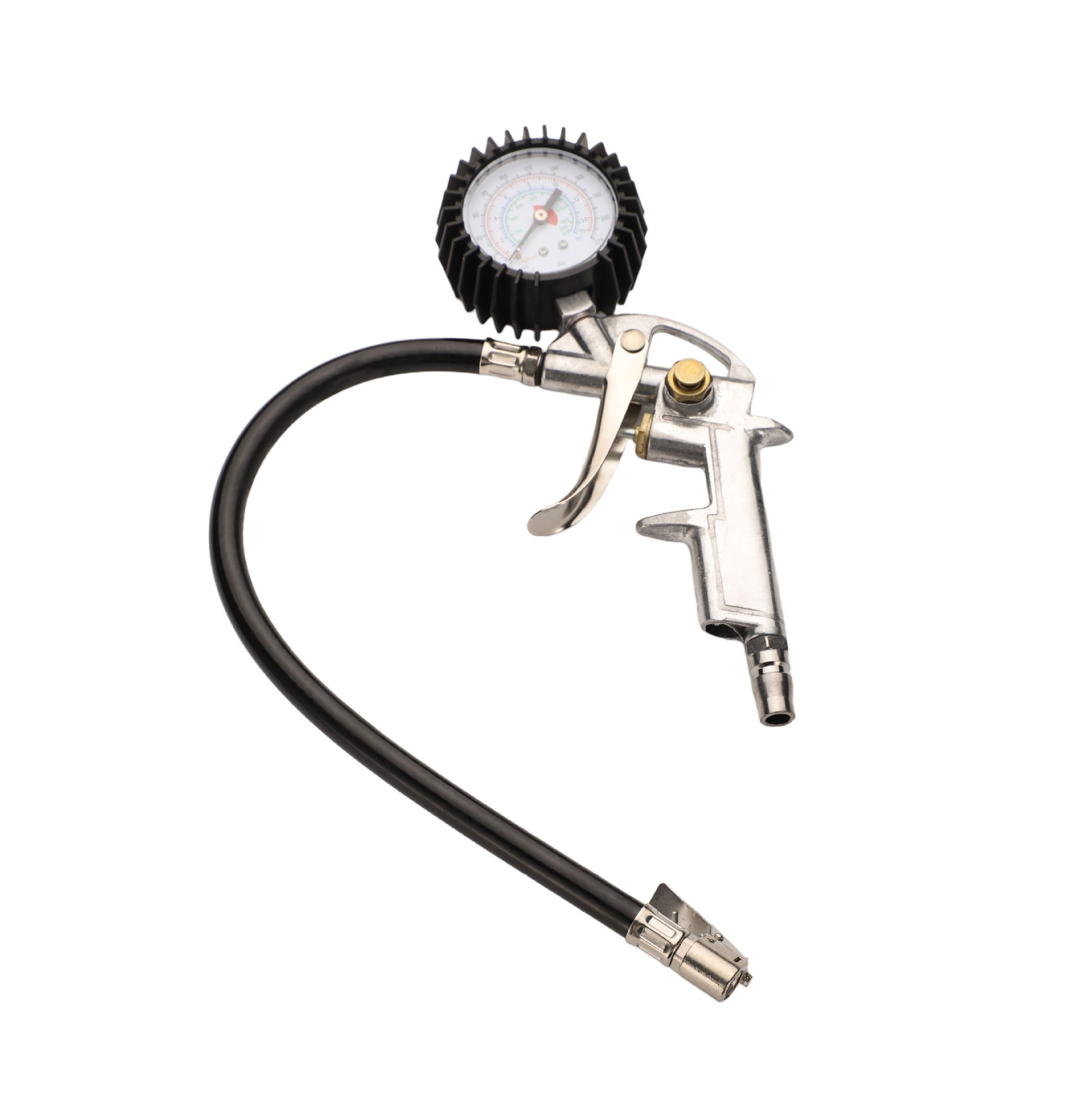 Tire pressure gauge barometer high precision with inflatable car tire pressure monitor digital display tire pressure gauge air pump gun